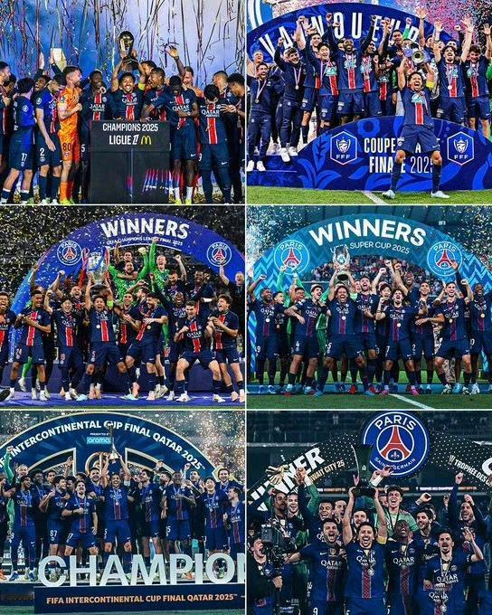 大巴黎拿了这么多冠军，还不是最强级别球队，今年还得证明。

巴萨宇宙，皇马，拜仁