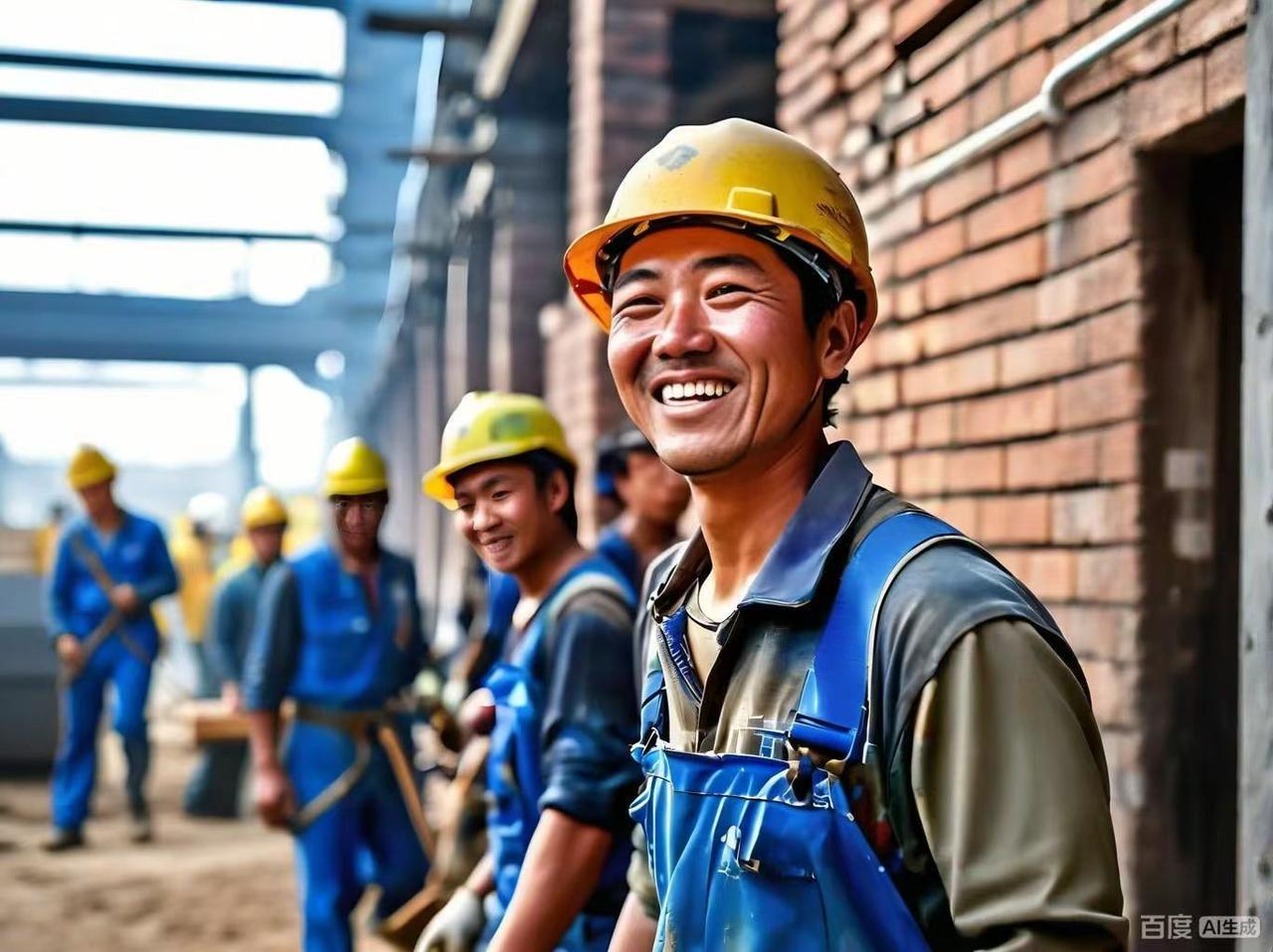 你发现么？凡是干体力活的人，如扫大街的、工地搬砖扛水泥的，干活完休息时，大家坐下