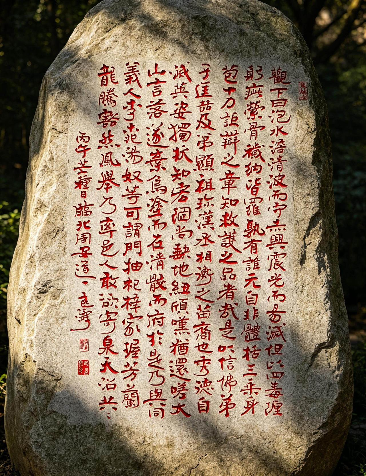 临安道一，感受“大字鼻祖”的雄浑。不雕琢，不纤巧，唯见山岳气。铁画银钩间，皆是北