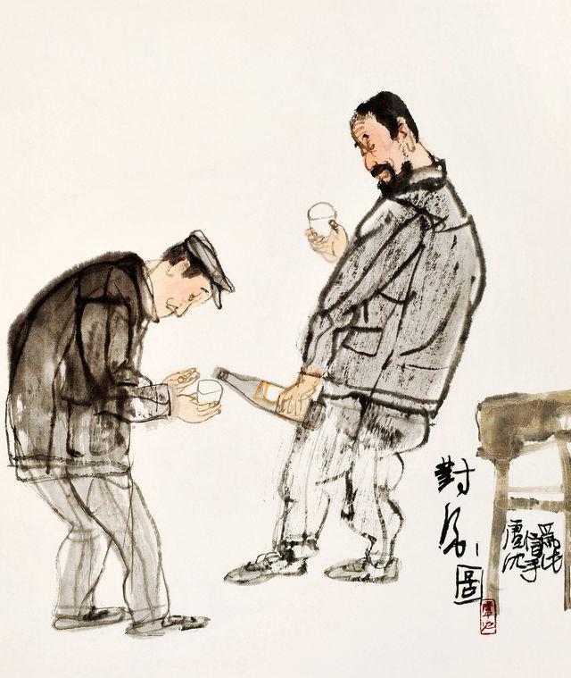 上联：闲人对酌频干酒
下联：[比心]

网络图片/诚谢侵删