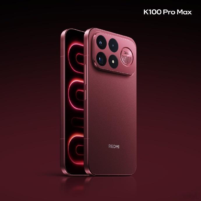 机圈终于等到一支真正高级的酒红色了。REDMI K100 Pro Max 这周在
