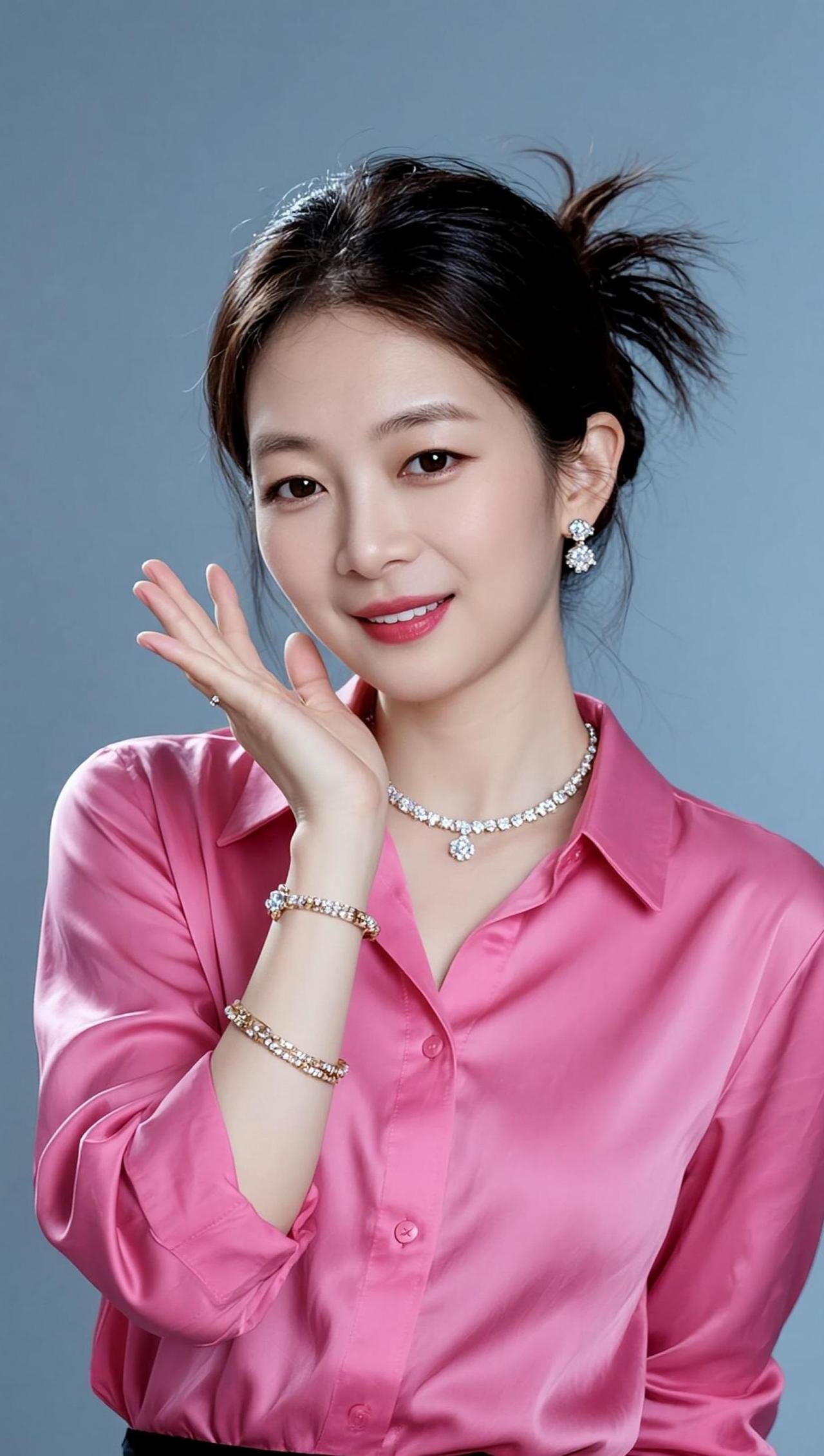 AI粉调时尚照 甜美女孩穿搭日常分享上热门