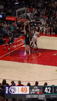 用实力说话！杨瀚森归来，单打，梦幻脚步，接队友妙传，双手暴扣，作为回馈，瀚森再送