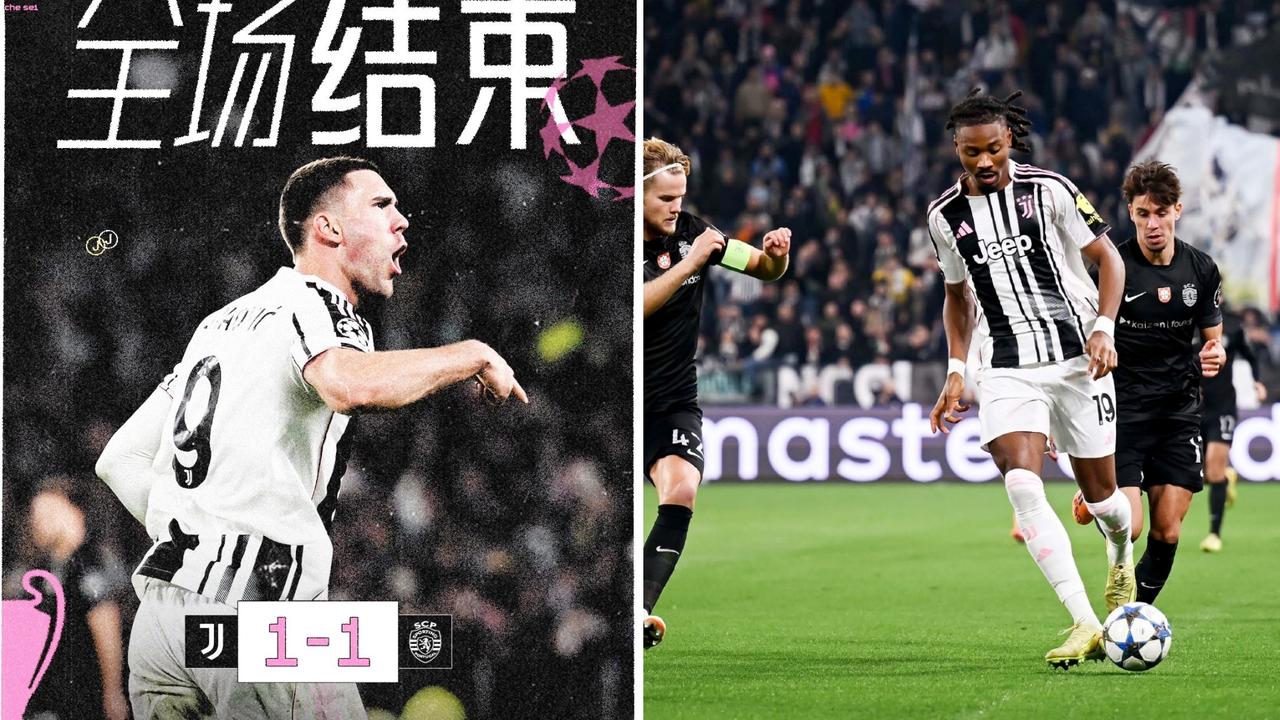 欧冠：尤文图斯主场1-1战平葡萄牙体育，欧冠3平1负四轮不胜。
M-阿劳霍先拔头