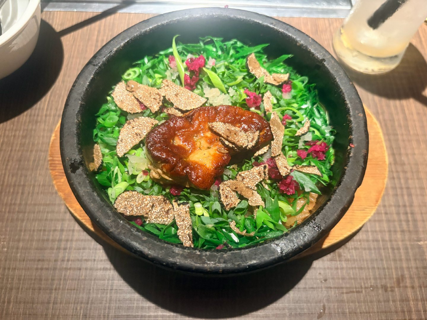 旗旗家今天的饭黑松露鹅肝😋 