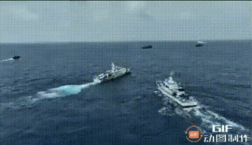 10月4日，中菲仁爱礁再次发生对抗，最新视频曝光。
经过2天的航行及准备，菲律宾