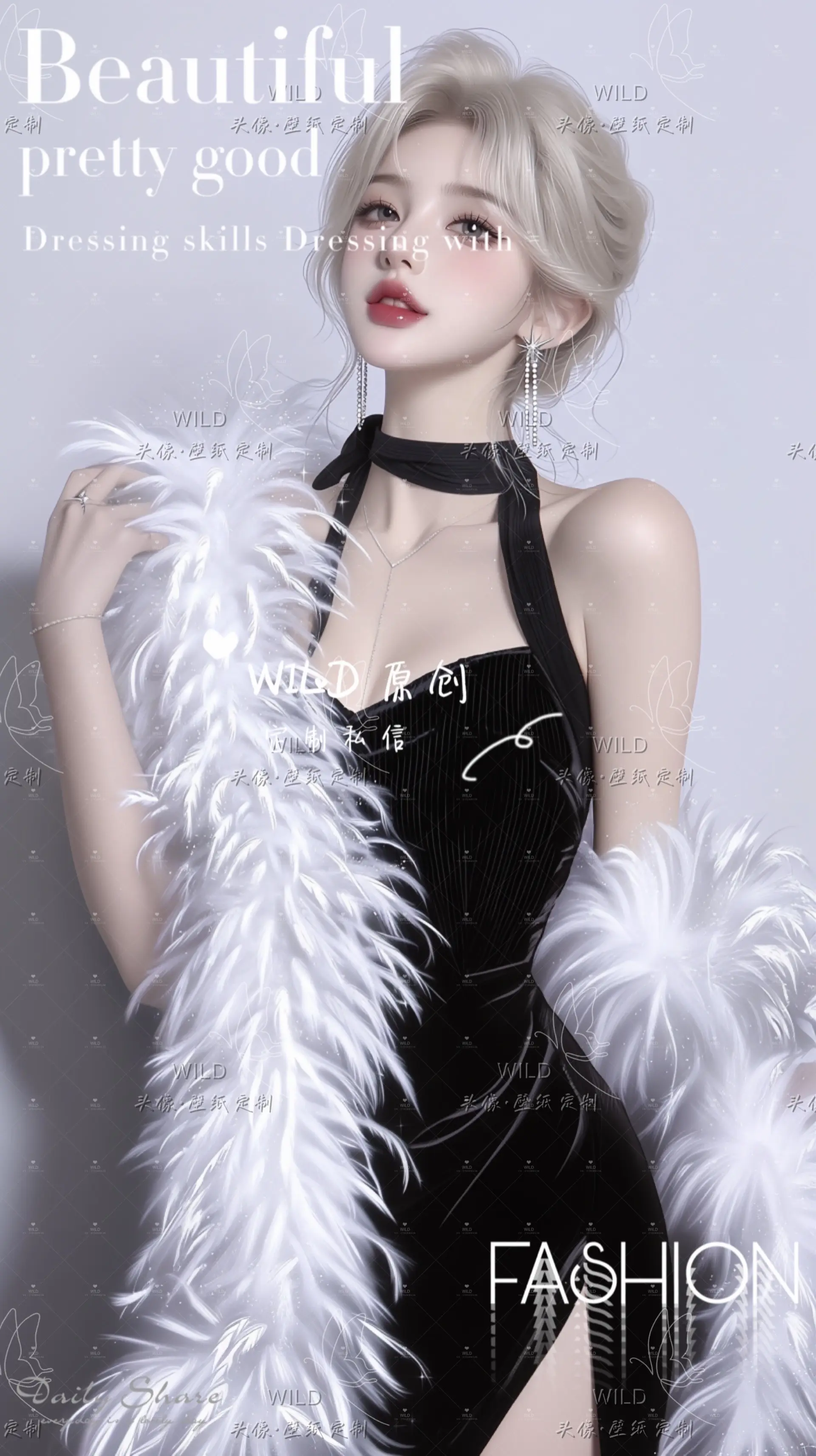 所有图片均可做成立绘。