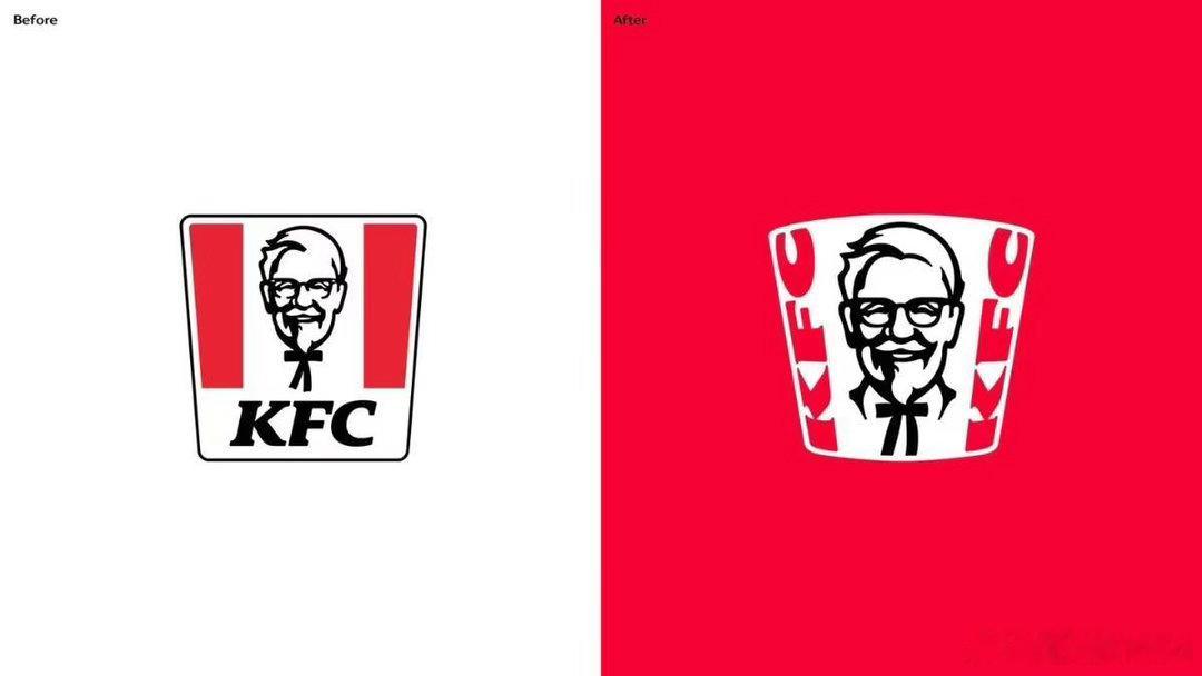 肯德基又换标志KFC的新logo，觉得咋样？ 