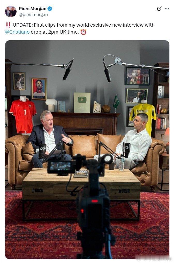 C罗[超话] 还有一个小时 20 分钟摩罗谈就开始了不知道为啥，我感觉没大的 ​