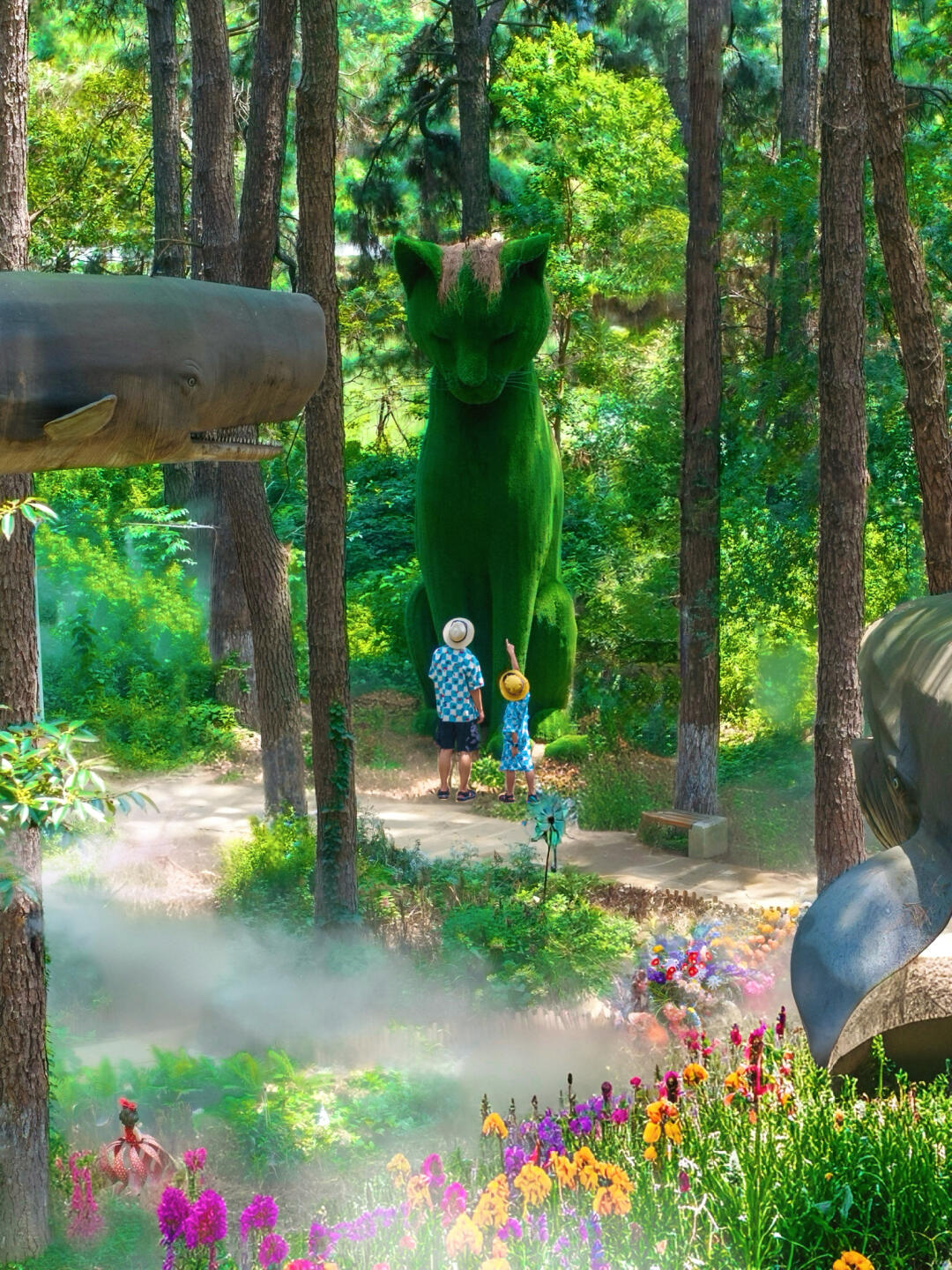 天呐❗️这个假期我们遇见一片“魔法”森林🌳