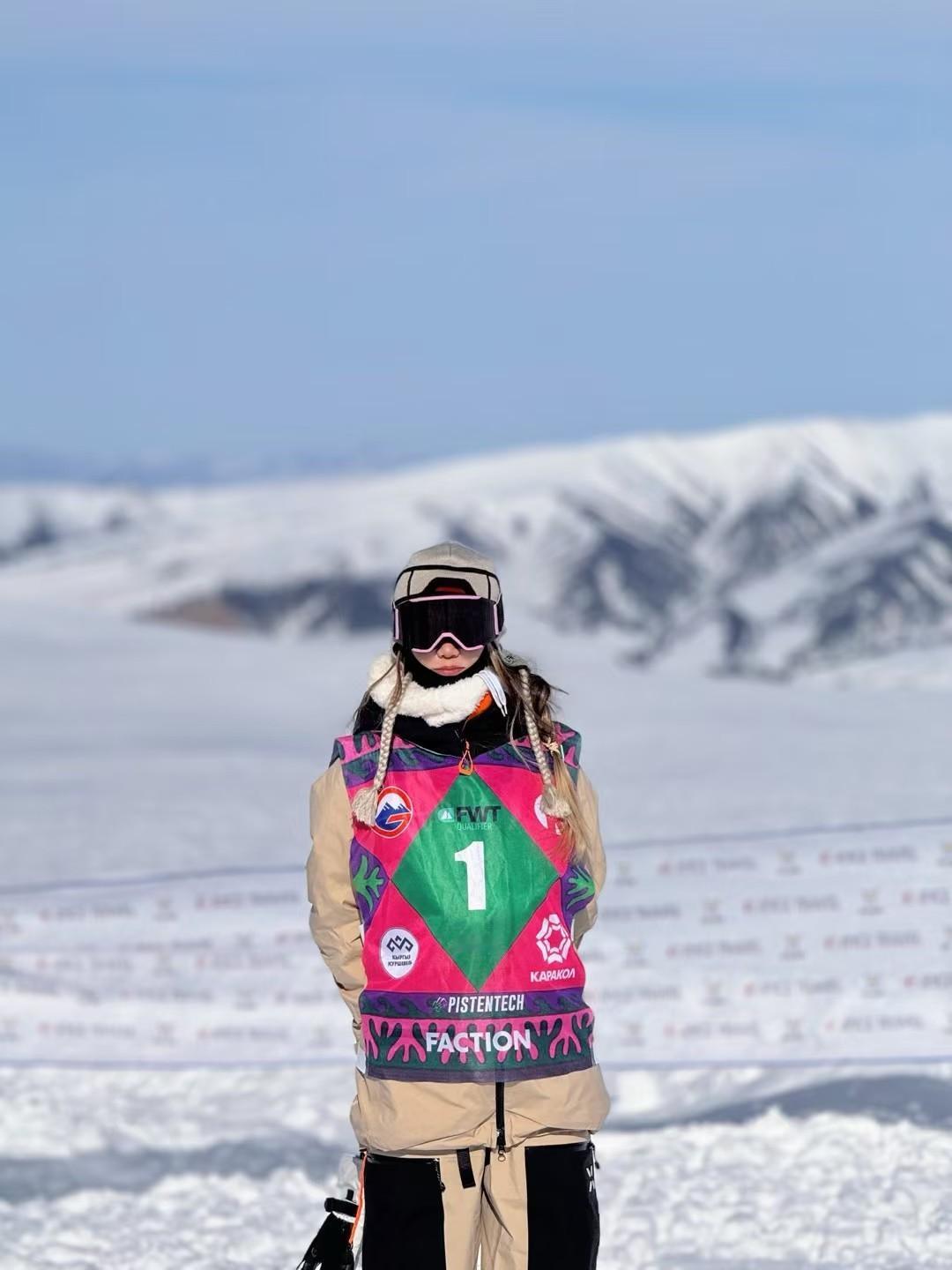 一条plog告别2025 一月第一次去中亚国家在吉尔吉斯参加fwt滑雪赛事拿了冠