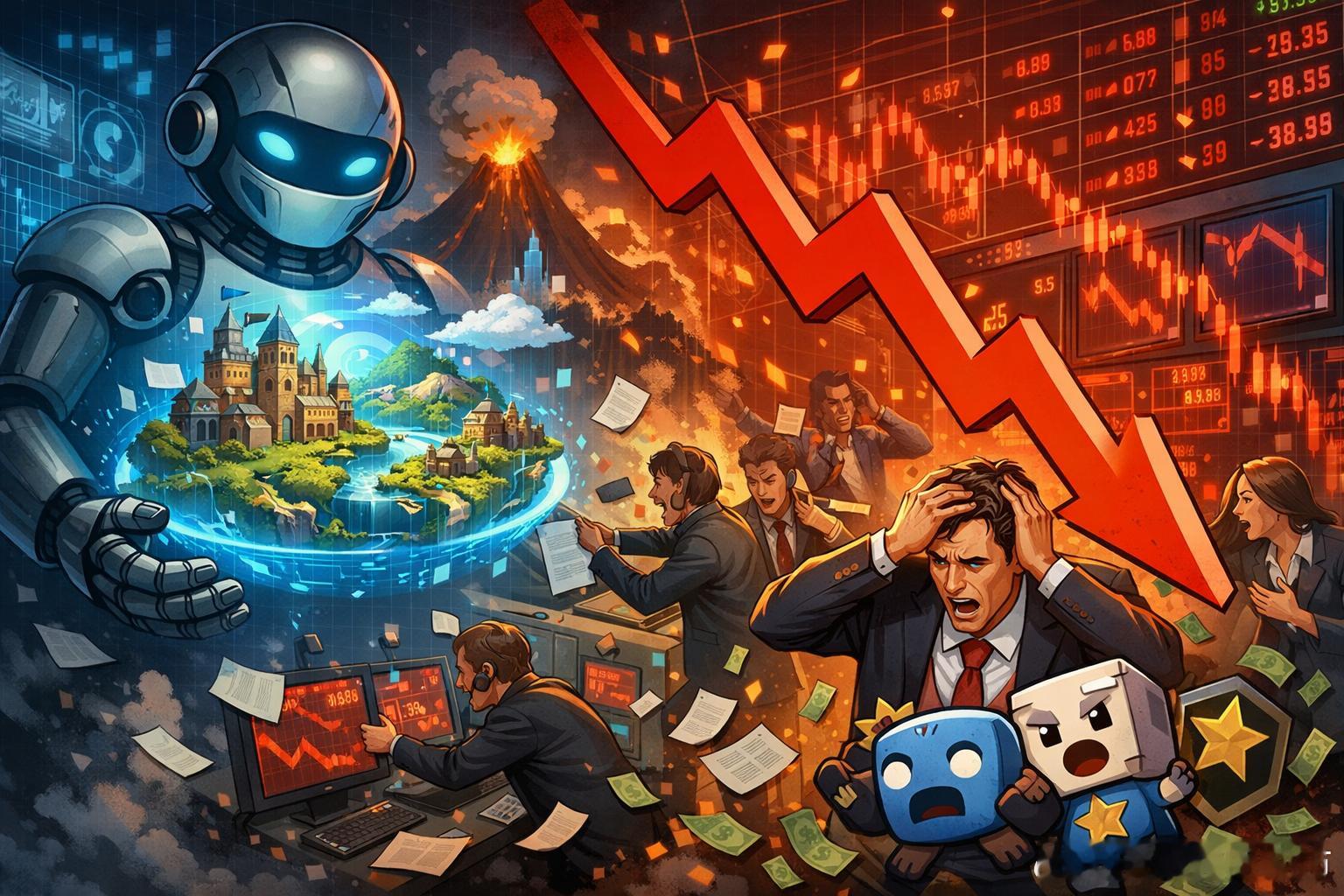 谷歌世界模型把游戏股吓崩了：Project Genie公开后，市场先砸为敬1月3