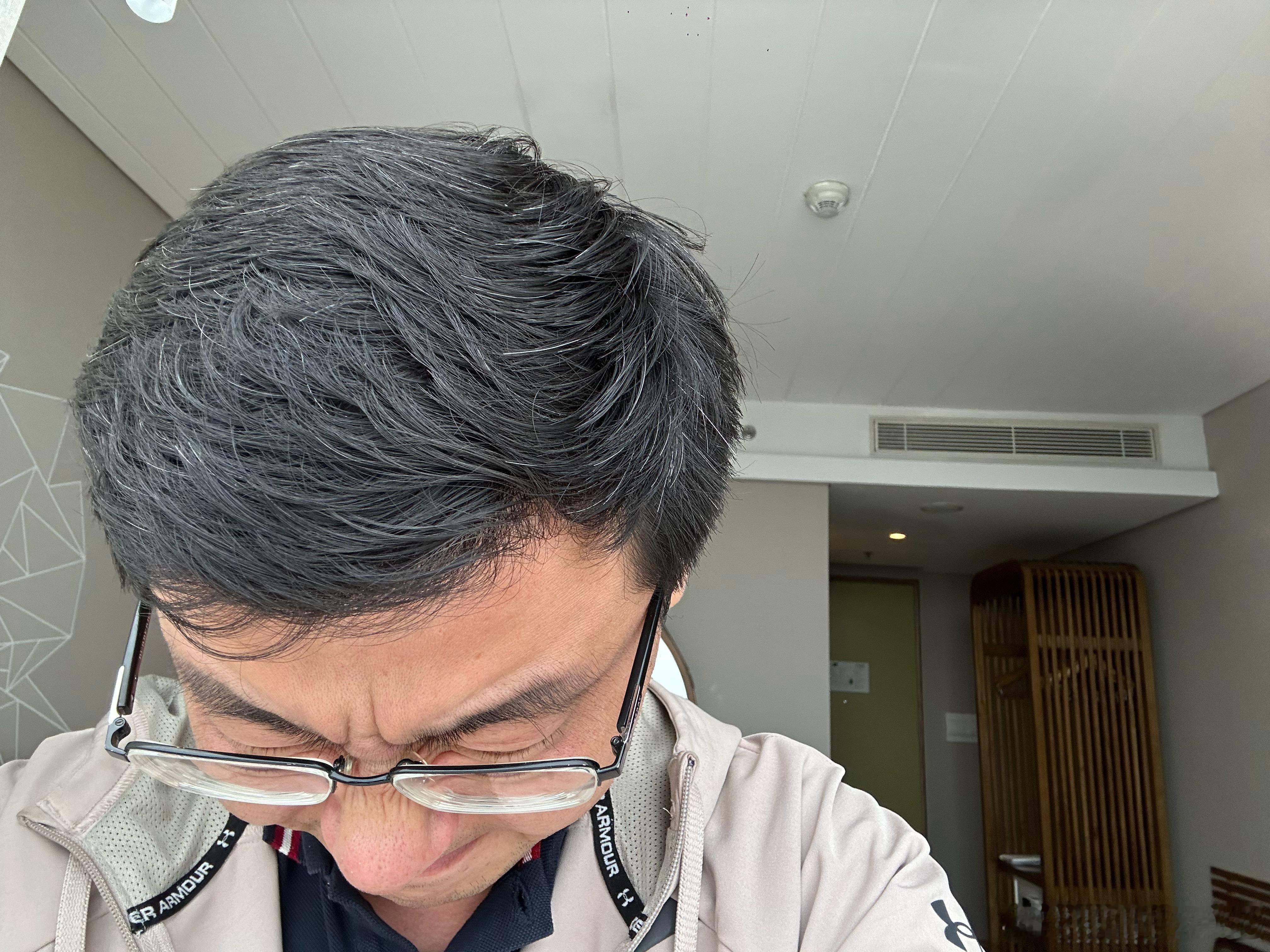 好像工作操心是会多涨几根白毛毛的。 