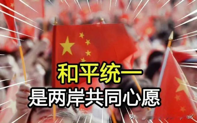 我对两岸统一的最大愿景，是实现和平统一、一国两制，让两岸同胞在一个中国框架下，共