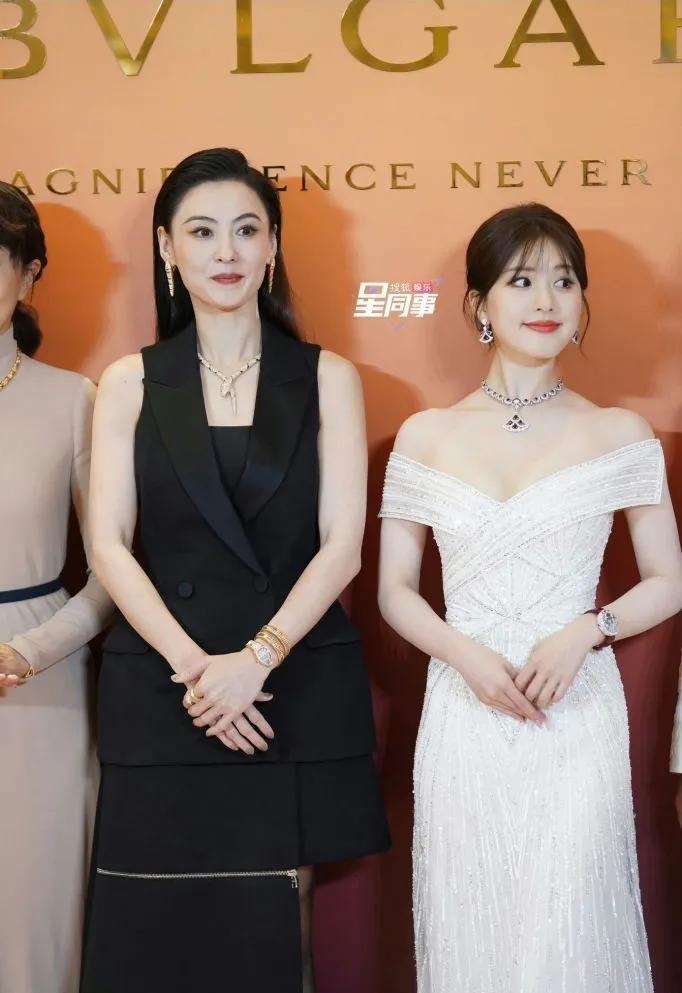 张柏芝和赵露思同框合影，真是岁月不饶人，半点不由人。
不过年轻的张柏芝在我这里属