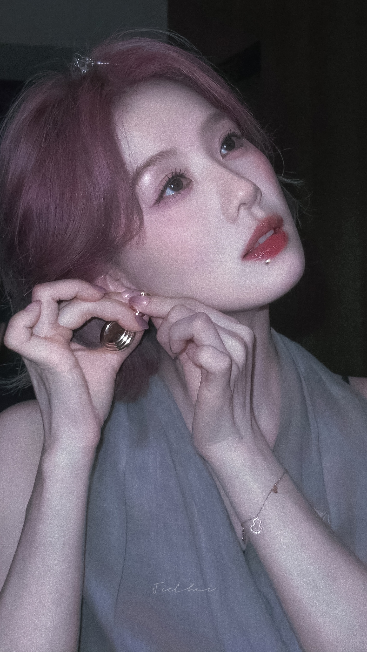 如果加个唇钉😋😋刘诗诗