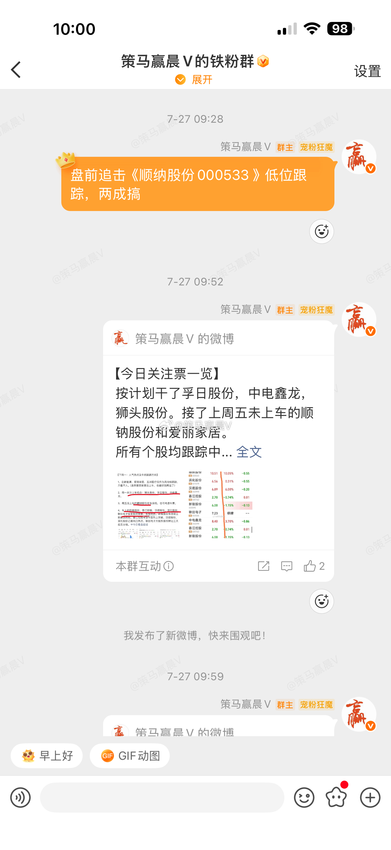 还是顺钠股份牛啊，走势稳固向上！持仓战友持续盯紧盘面，灵活把握止盈机会。场外没有