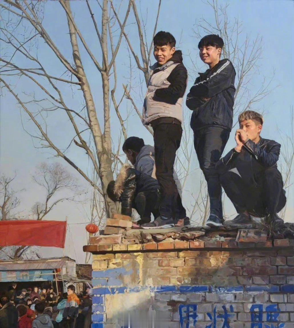 央美.........最强研究生毕业创作的作品！画的真好，我还以为是照片[赞] 