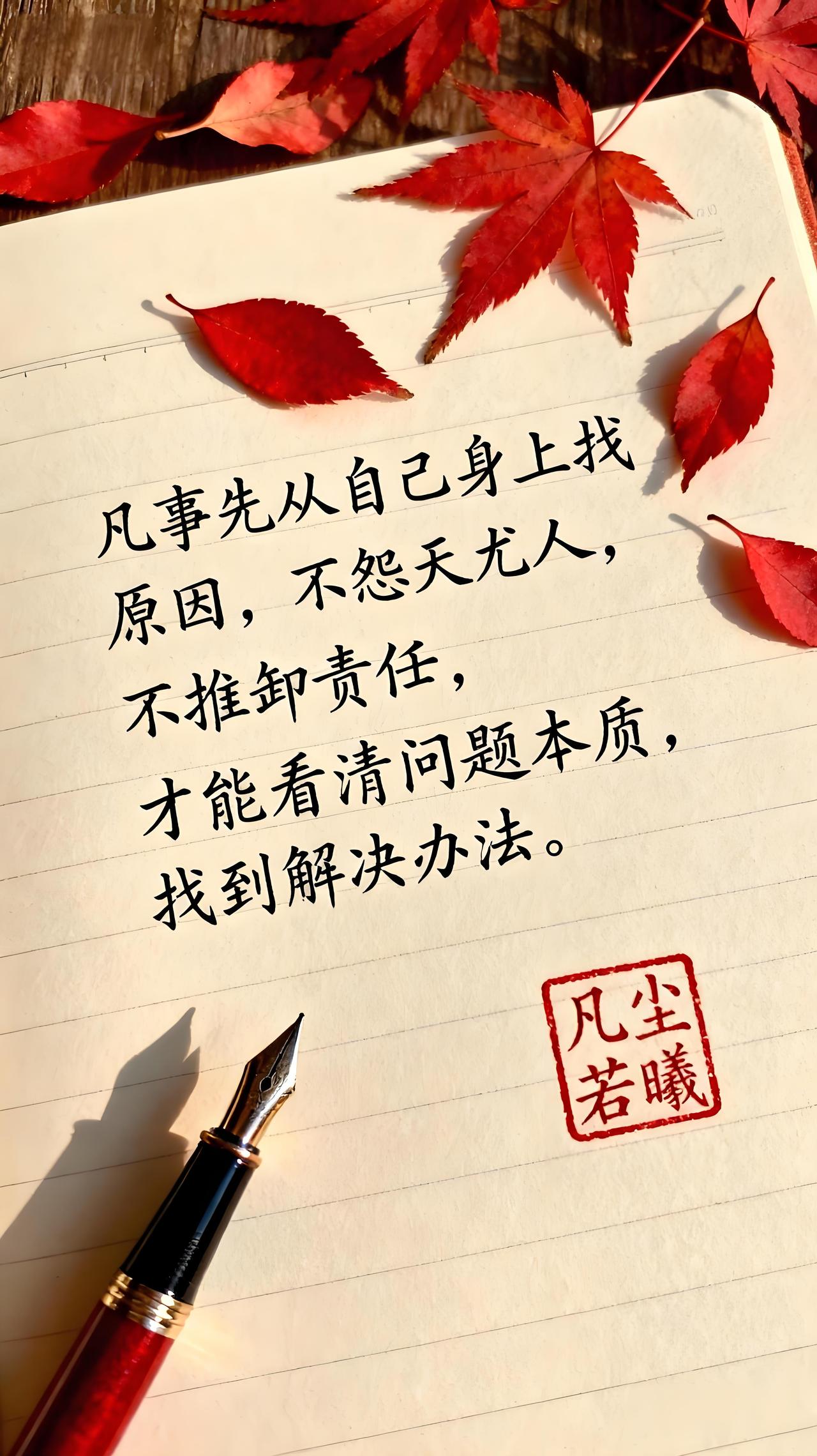 遇到问题，如果眼睛向外，归罪于外，问题与自己和主观思想毫无关系，问题都是客观原因