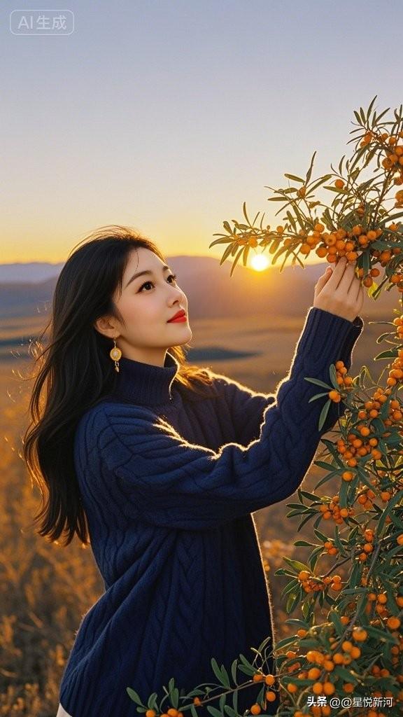 发间风与枝头果