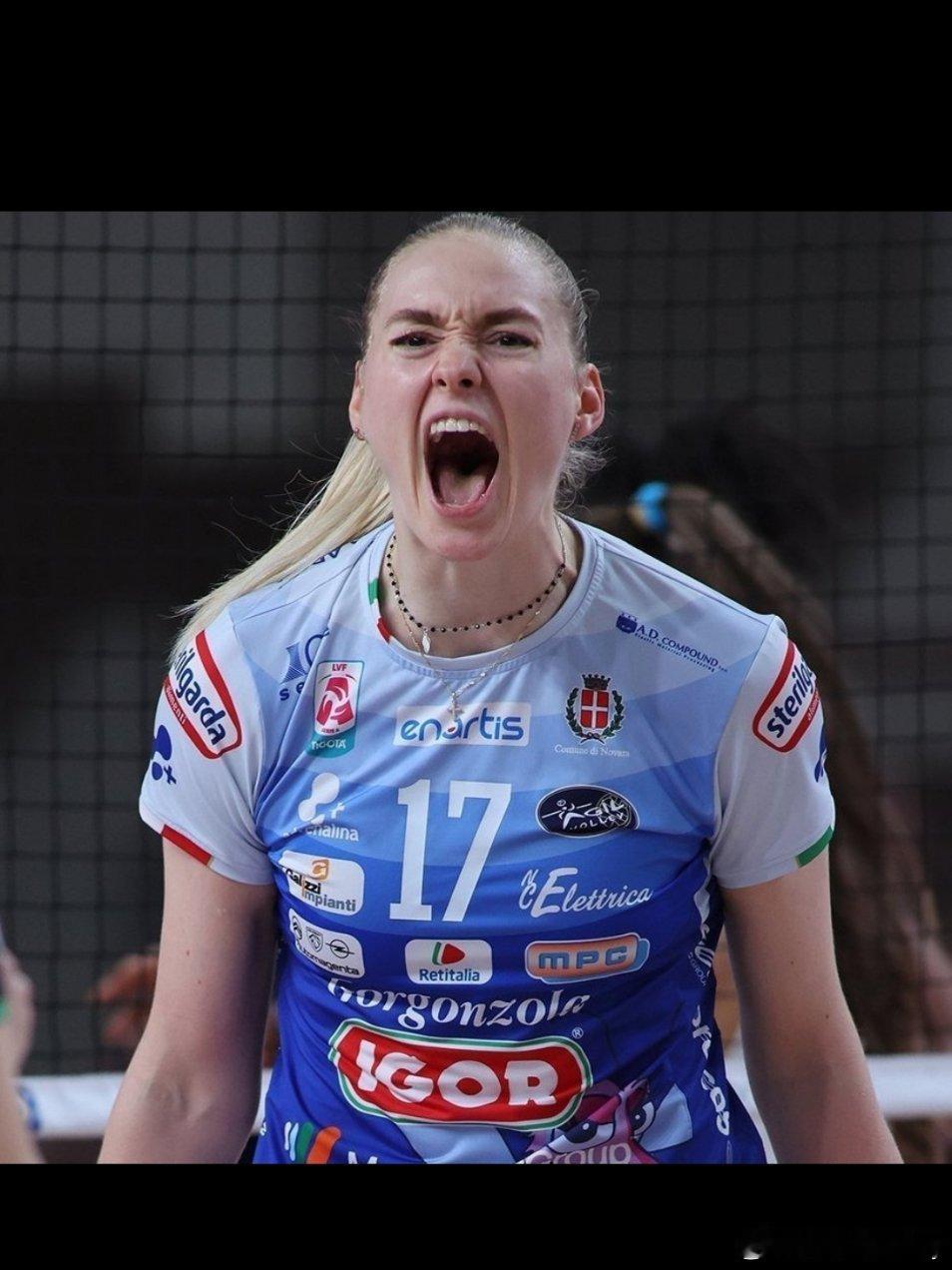 【女排欧冠】附加赛首回合，意大利诺瓦拉3–1（25:22,  25:21 , 2