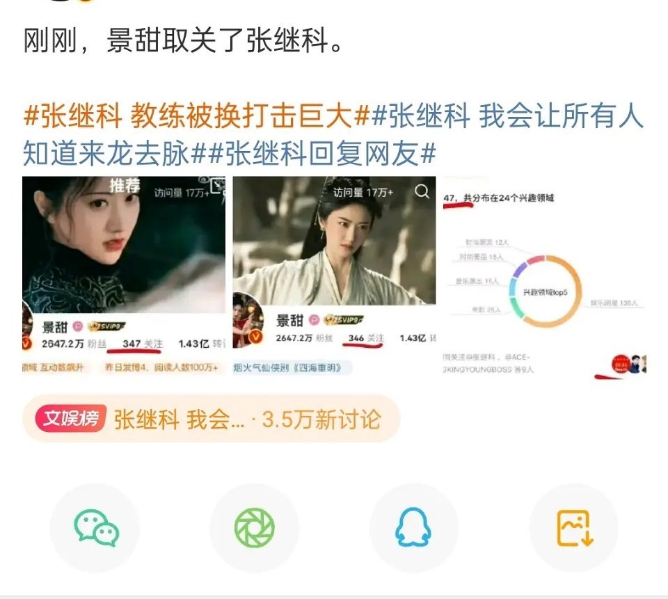 景甜还是太体面了 ​​​