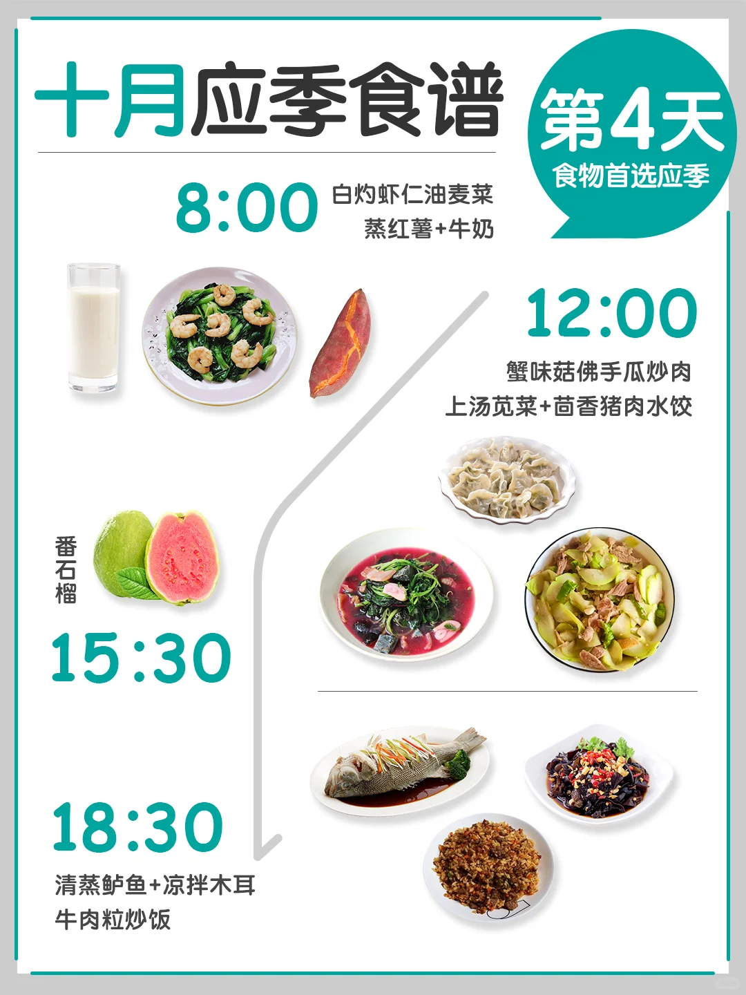 10🈷️应季食谱速查👆｜三餐首选应季🥗