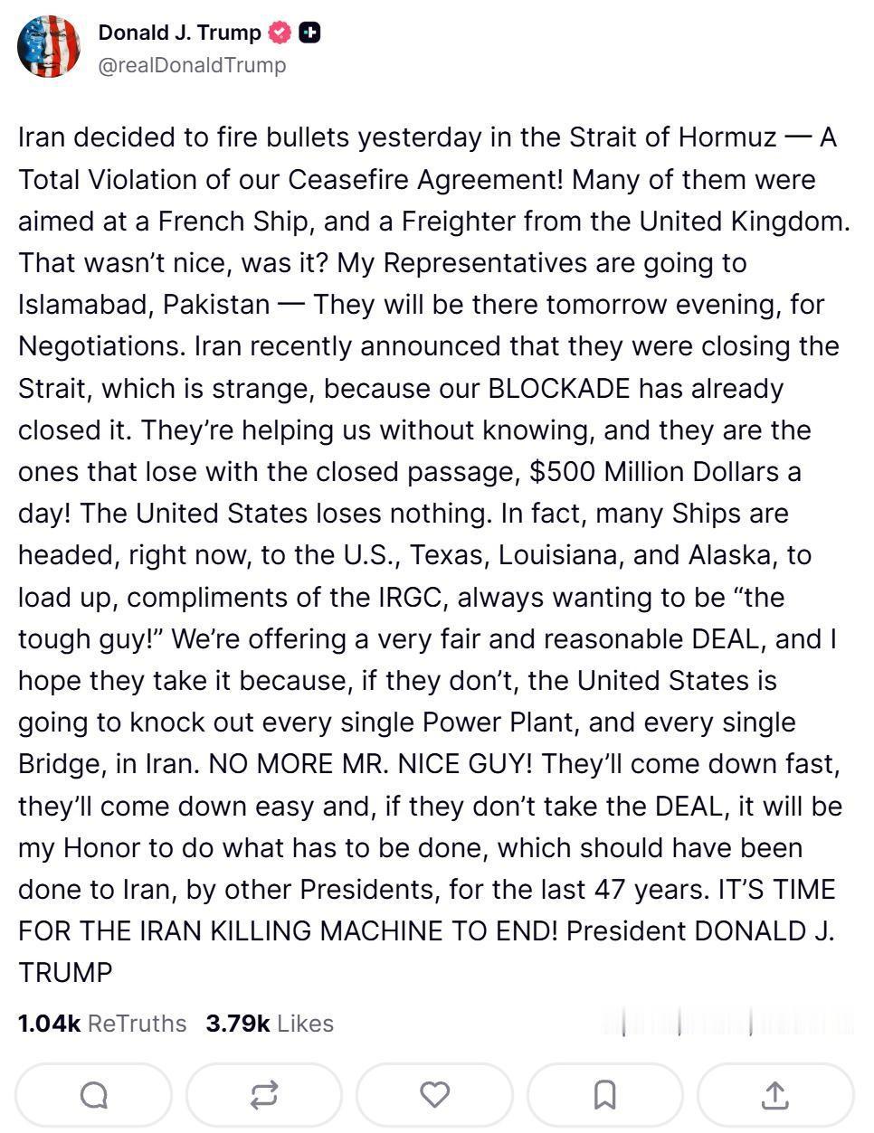 美伊第二轮谈判要黄？

现在最受关注的国际事儿，就是美国和伊朗的第二轮谈判。简单