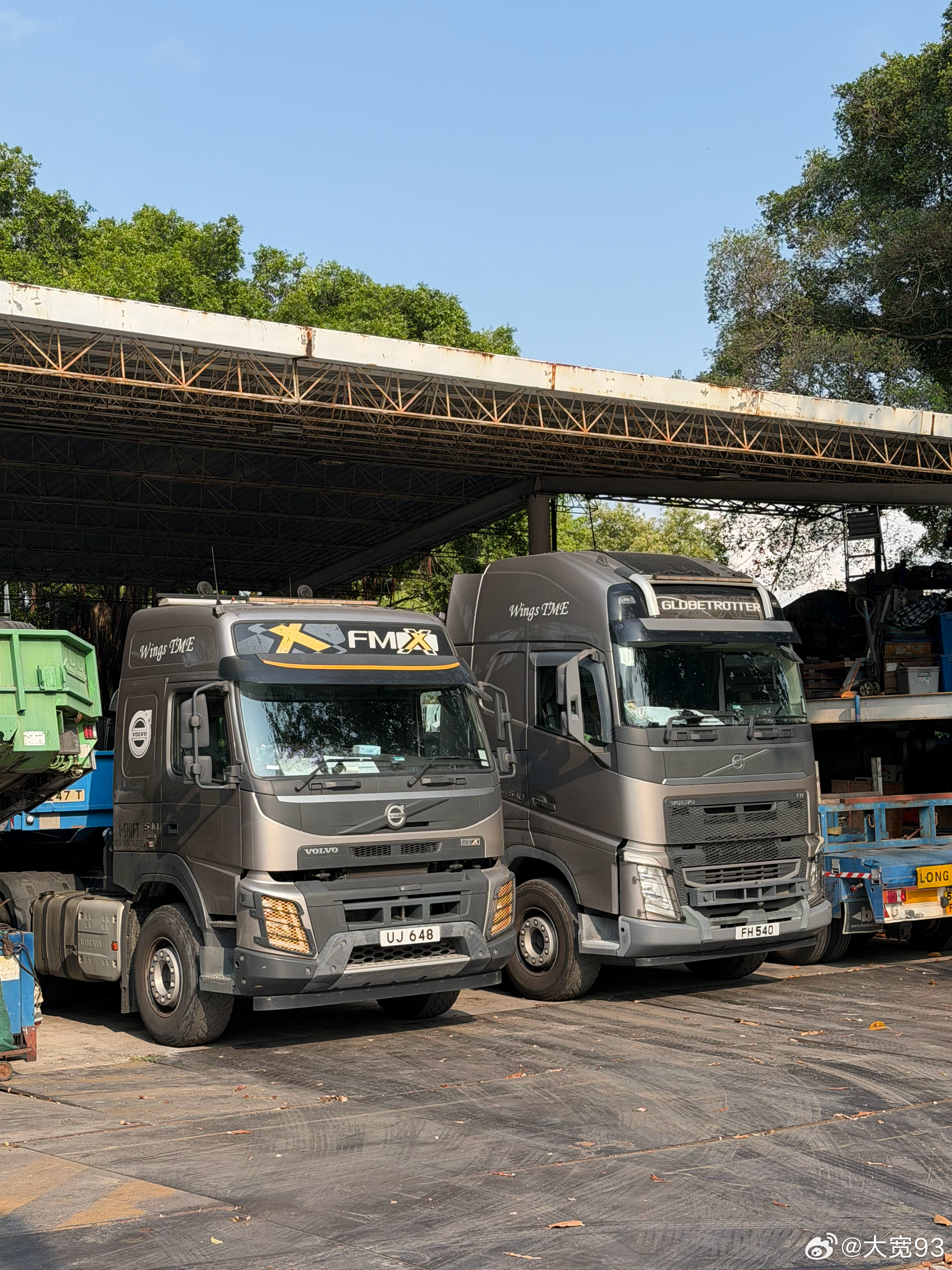 开心📷  沃尔沃fh540 XL工程保险杠 真大气 