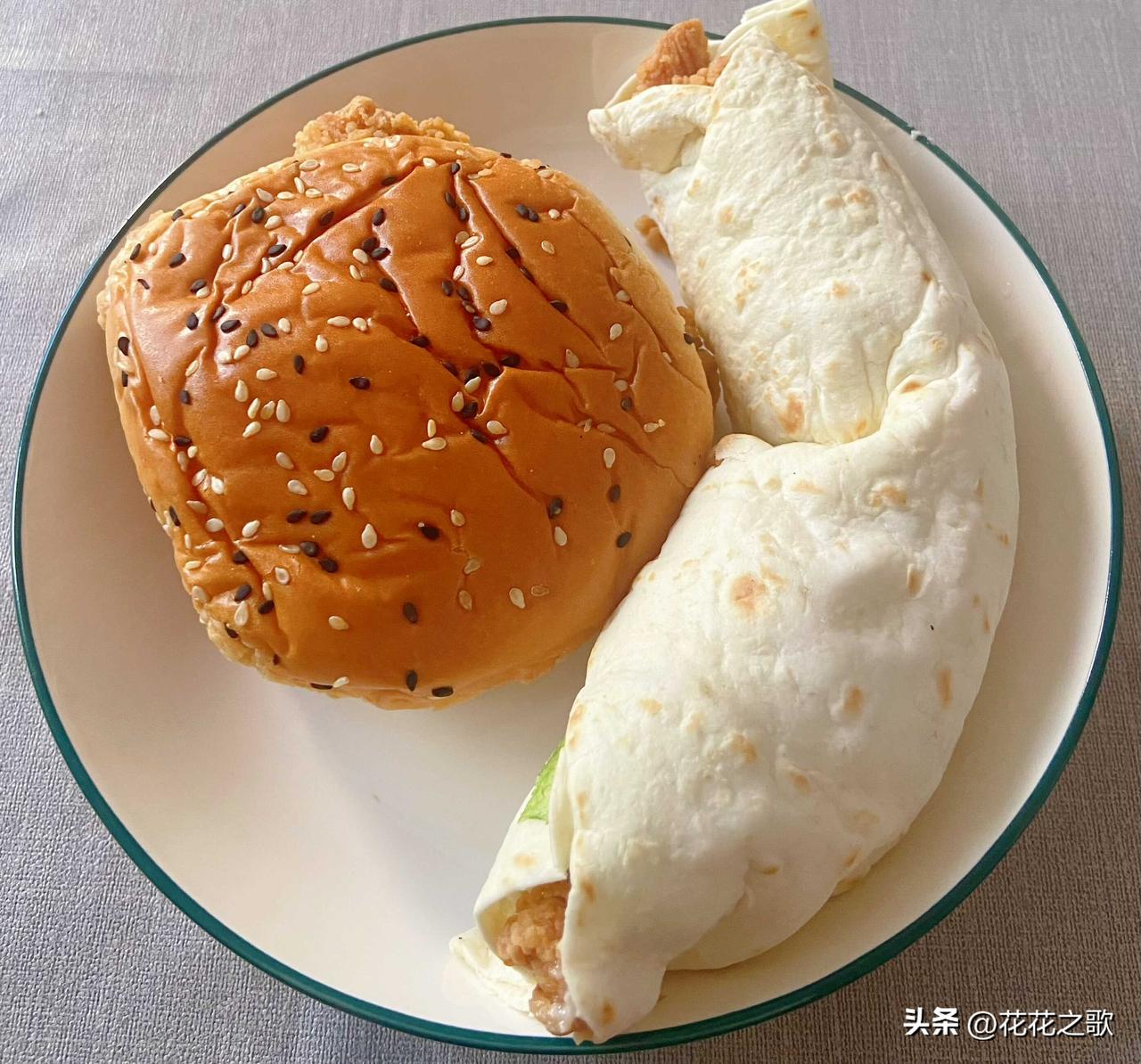 这是一顿符合我心，不符合我减肥的早餐，不过，早餐不在乎，主打吃得开心就好。

先
