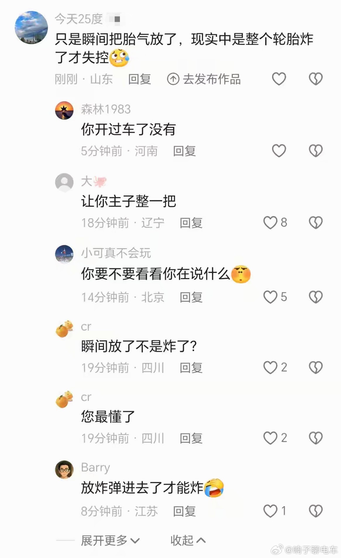 评论区的大型双标鉴赏 群友亲测我现在说评论区都是看车下菜有问题吗？ 