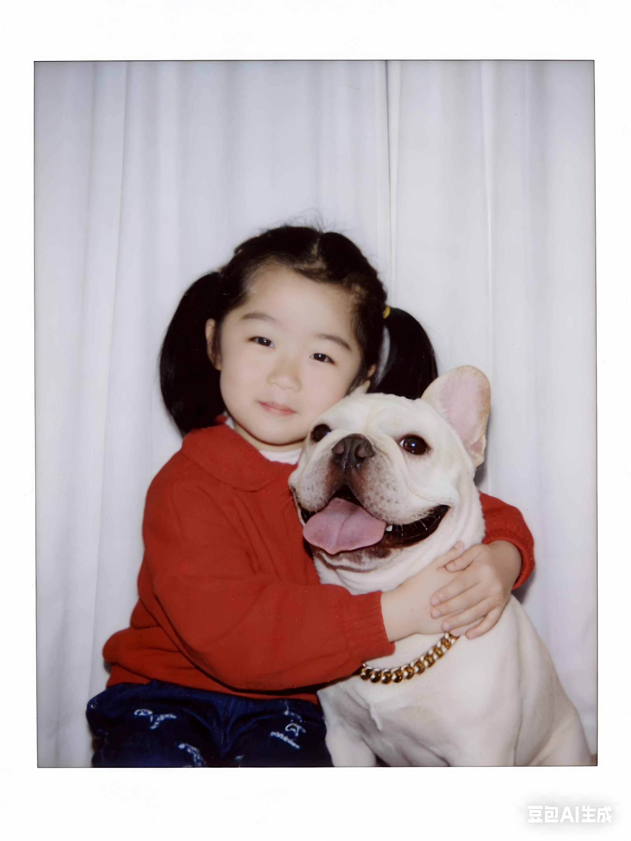 “在我小的时候 你就是我的小狗~”