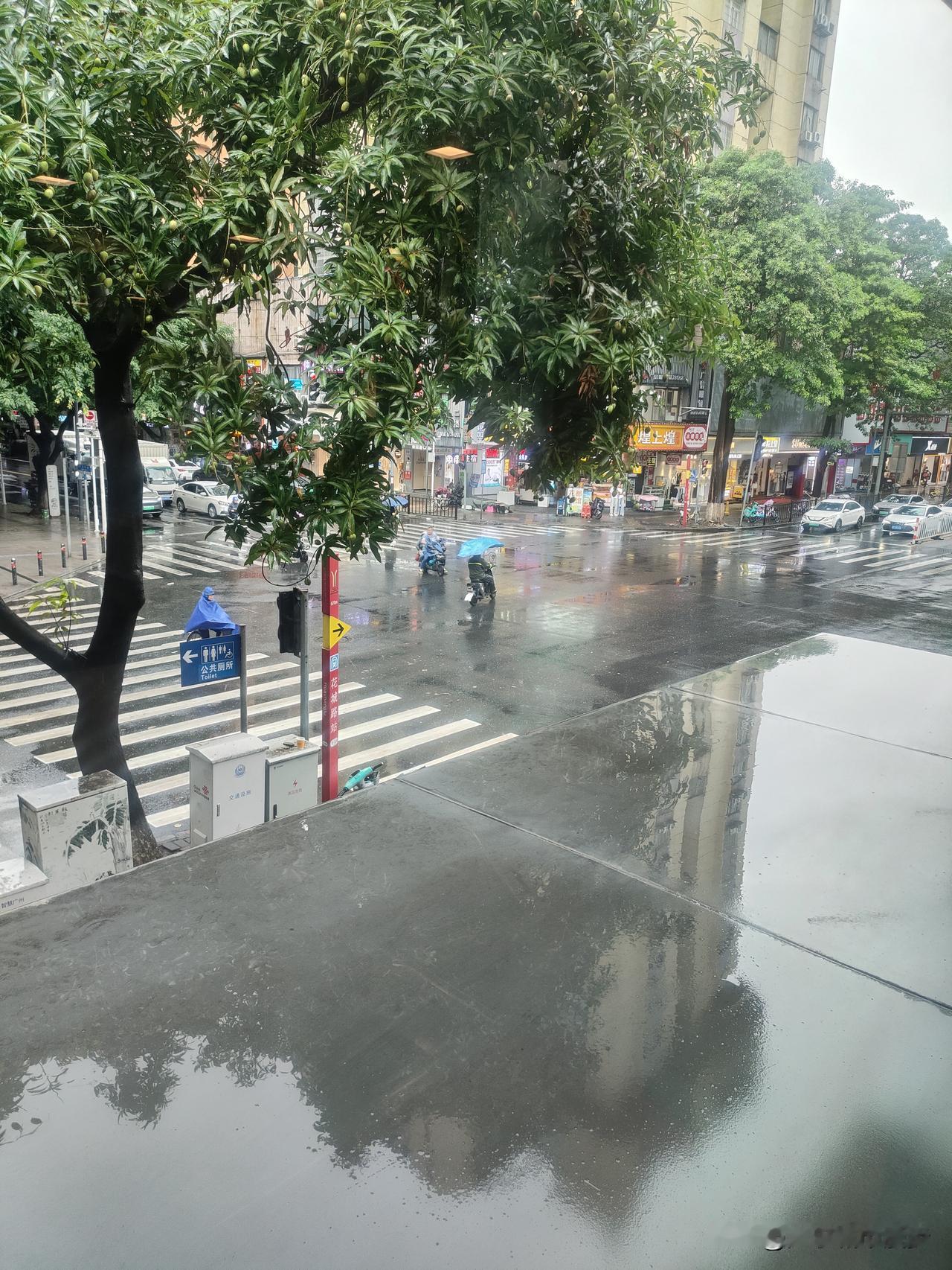 雨天的城市漫步，通勤被雨水滤得很干净，连风都变得温柔了，这一刻只能慢下来等晴天。