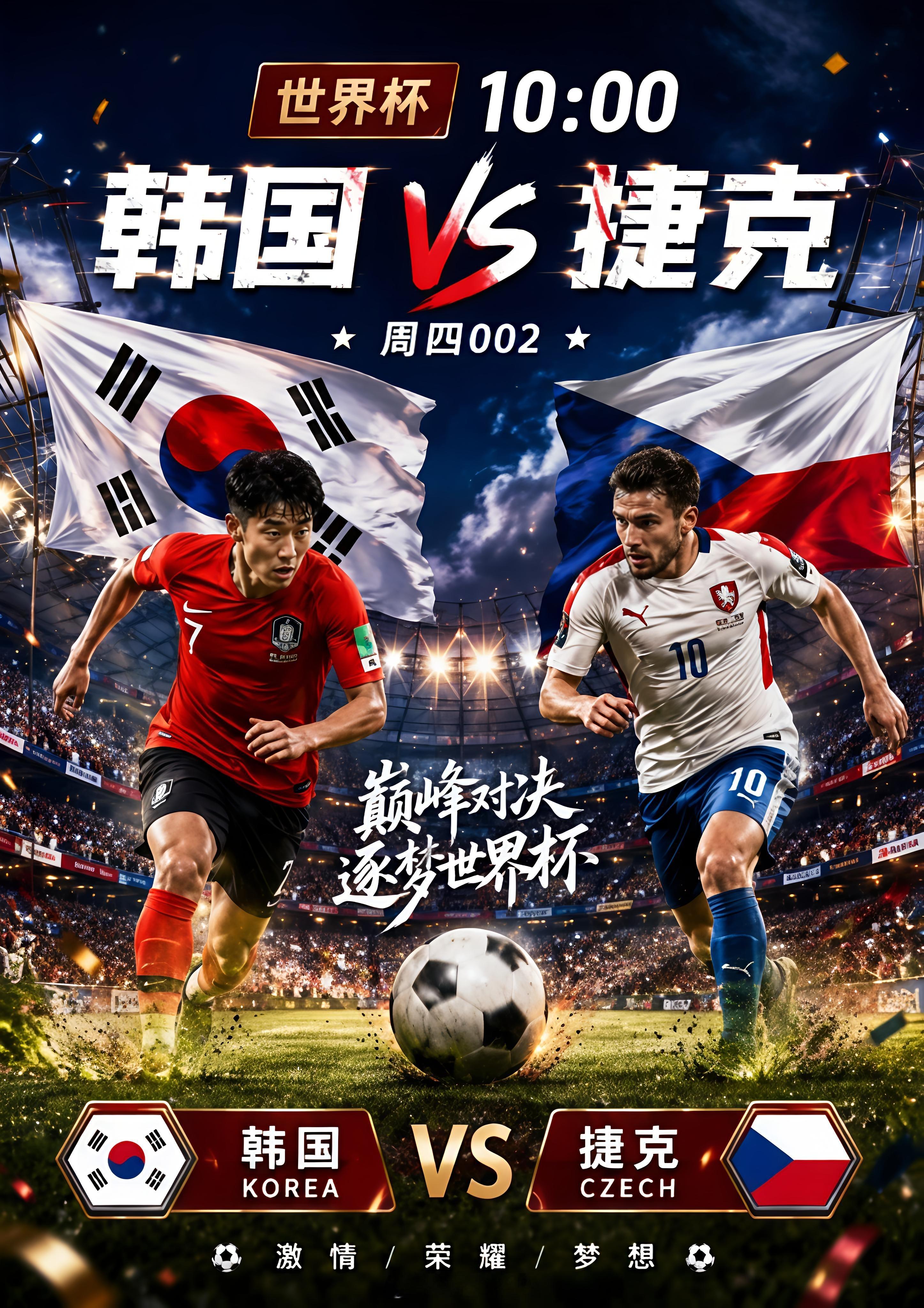 002 世界杯2026-06-12 10:00韩国VS捷克检票入场：回家风向编号
