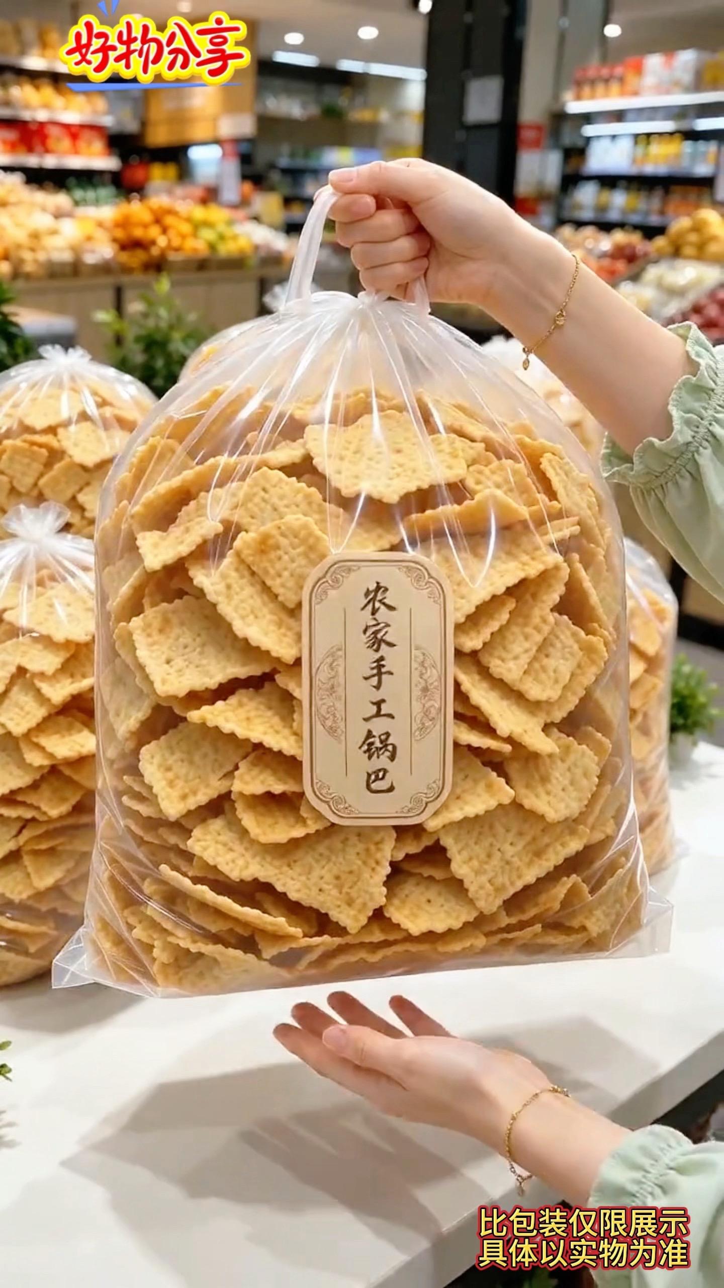 小时候的味道总是让人怀念，那浓浓的米香、柴火香，就是这个农家老式锅巴的...
