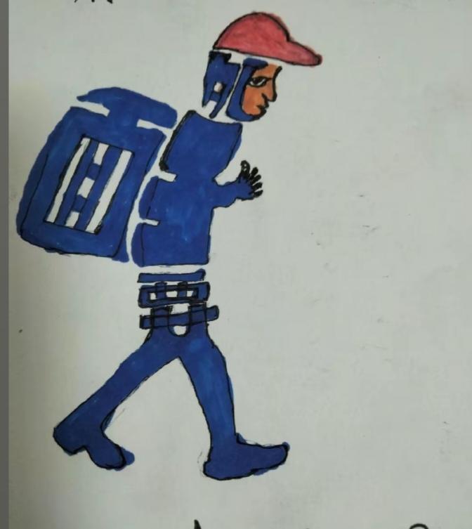 〔看图猜字〕图中画面太有创意了。考察你的视力，观察能力，头脑清醒度，知识储备量等