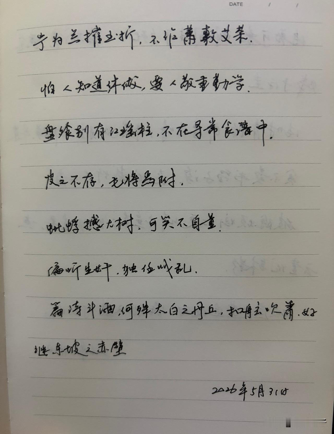 抄书第 1187天（2026年5月31日）
静心✔
戒浮躁，一笔一划。

   