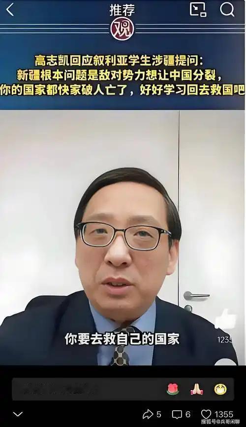 一开口能抵百万兵，一人单枪匹马，“入楚则楚强，出齐则齐伤”，高志凯教授算不算新时