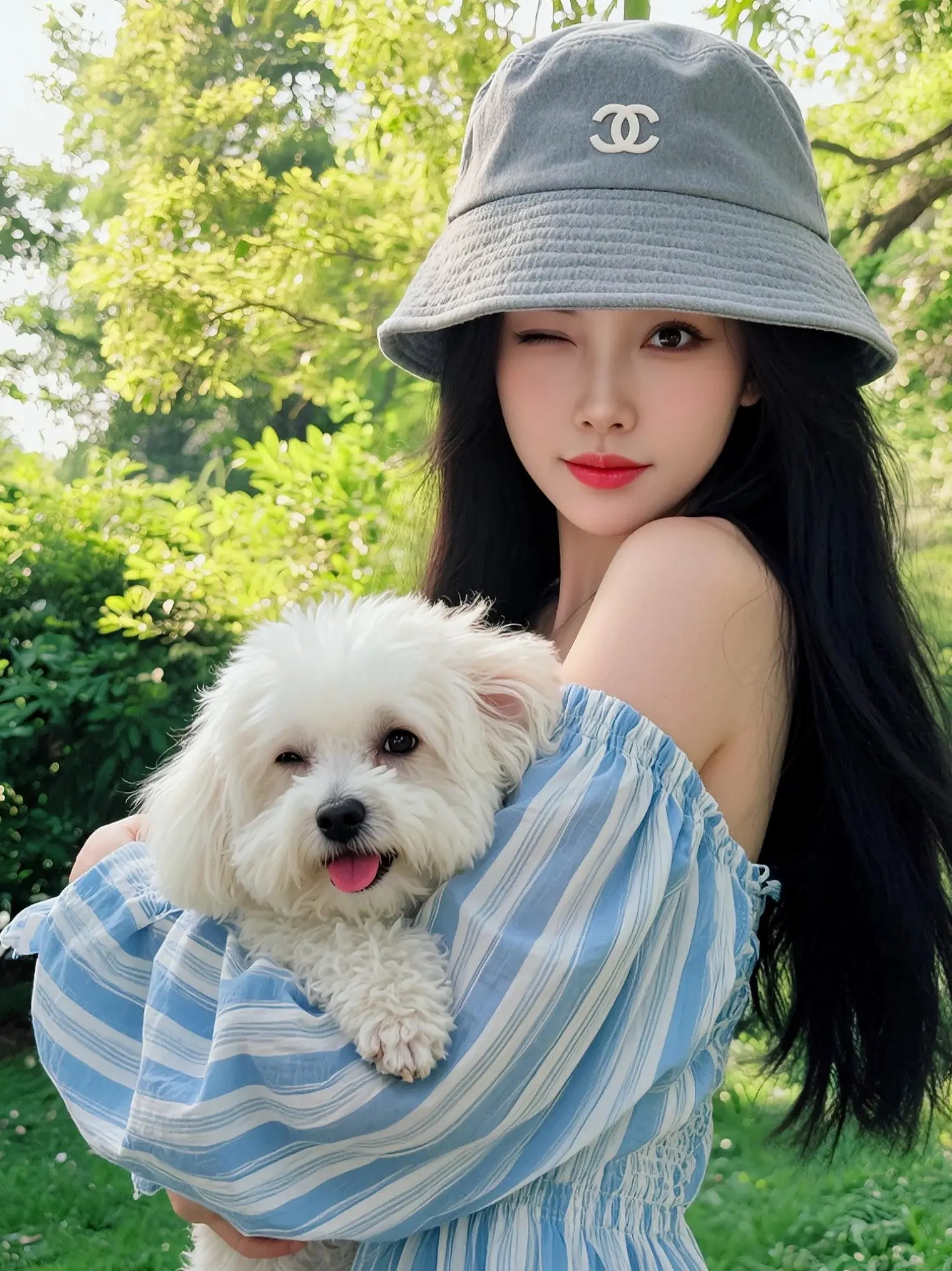 AI森系生活照 随变ai随便玩 我的萌宠 携宠出游 萌宠日常写真