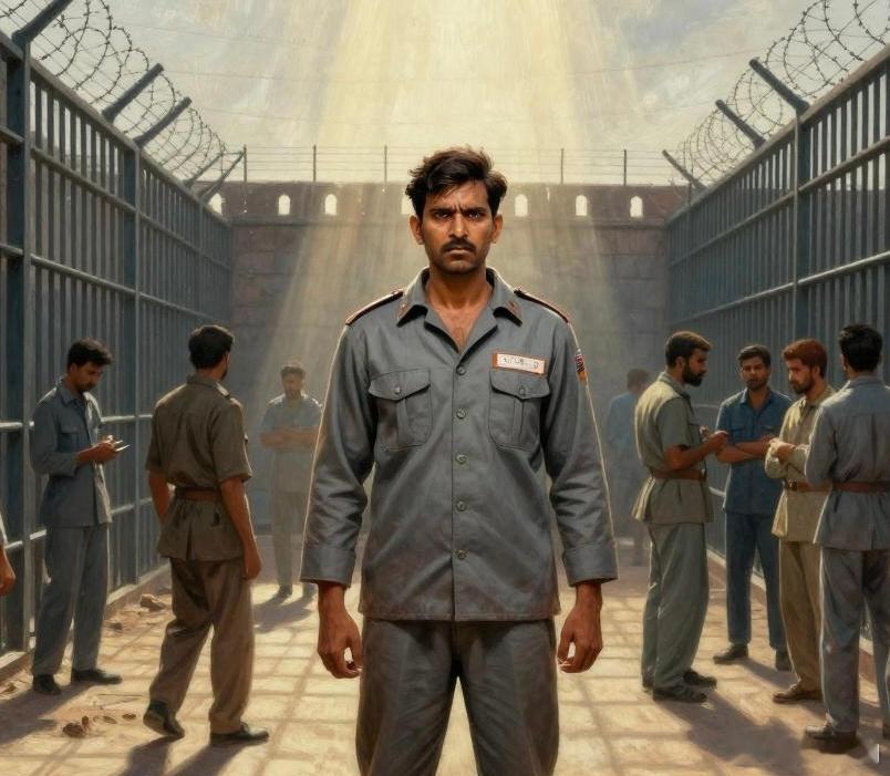 《腊八节说个印度笑话》印度最大的蒂哈尔监狱来了一个新人，他想知道狱友们都犯了啥事