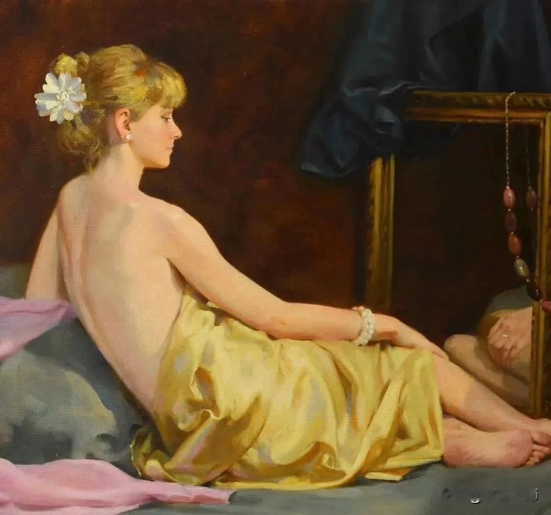 分享世界油画欣赏这些优美的画作[比心]