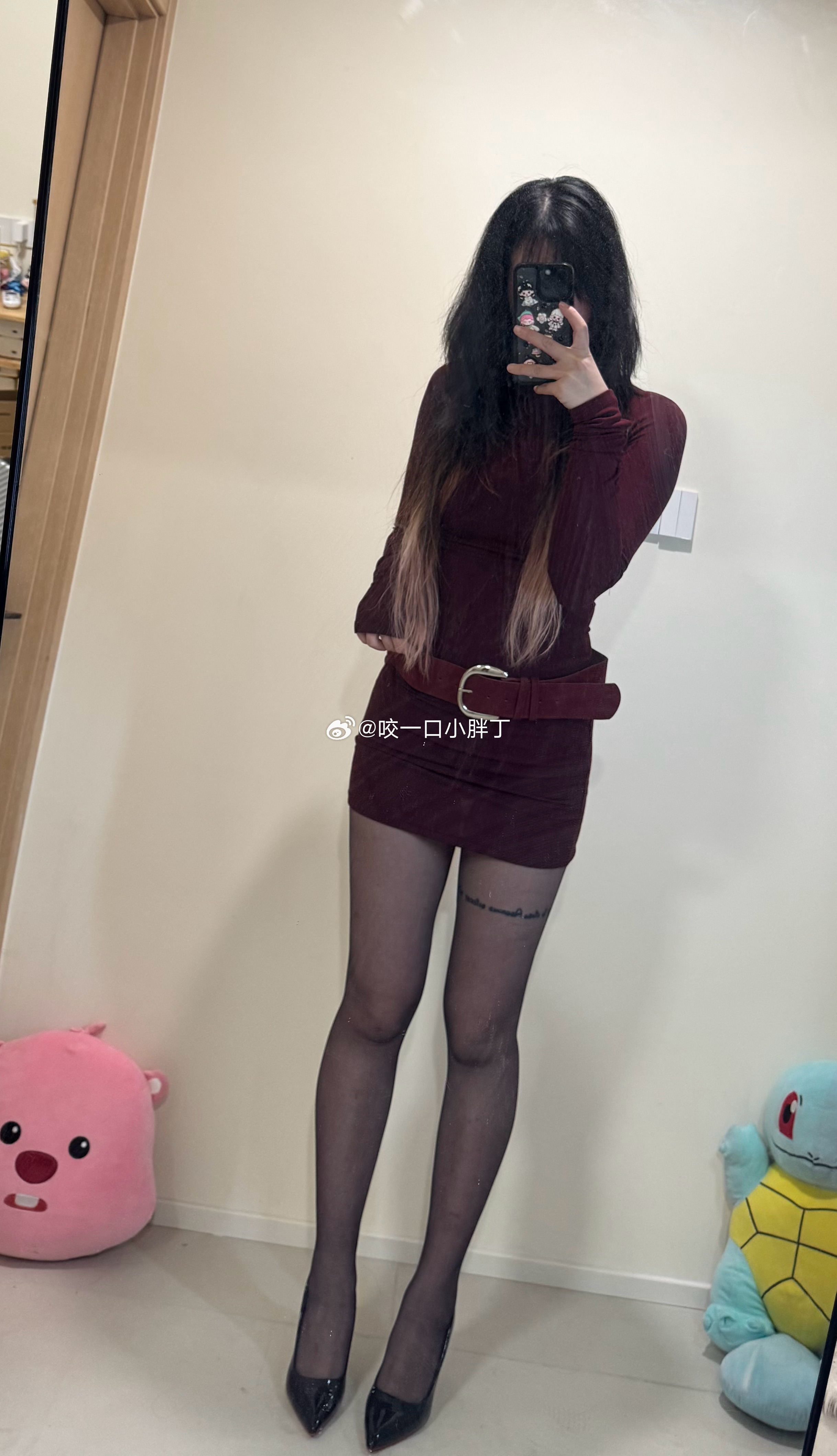 新的一年喜庆一点🧦「云缎.纤」绫吊带袜绫lingtouch