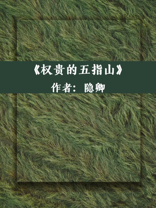 《权贵的五指山》经典！十几年书龄者强推99