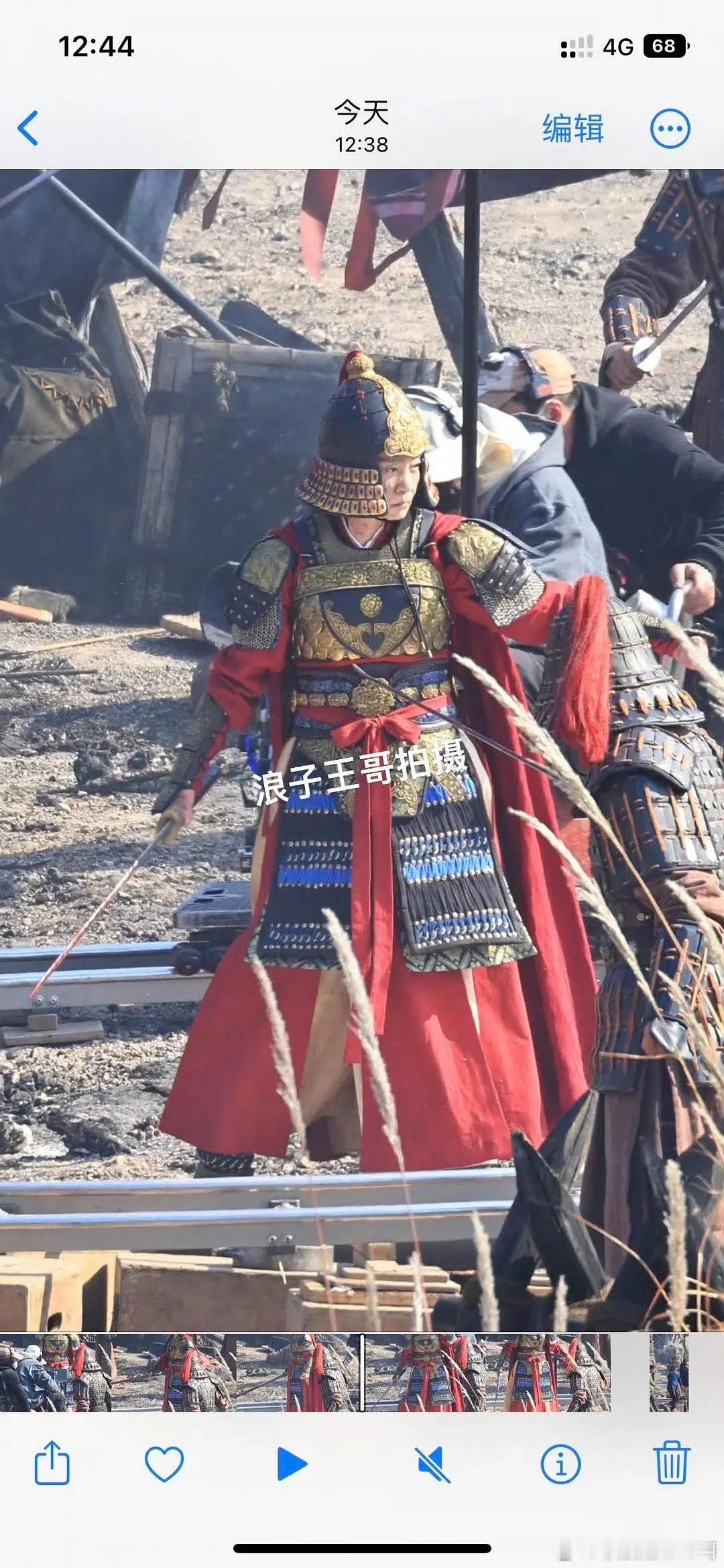 金吾不禁 刘雪华女将军造型路透 好有气场啊 