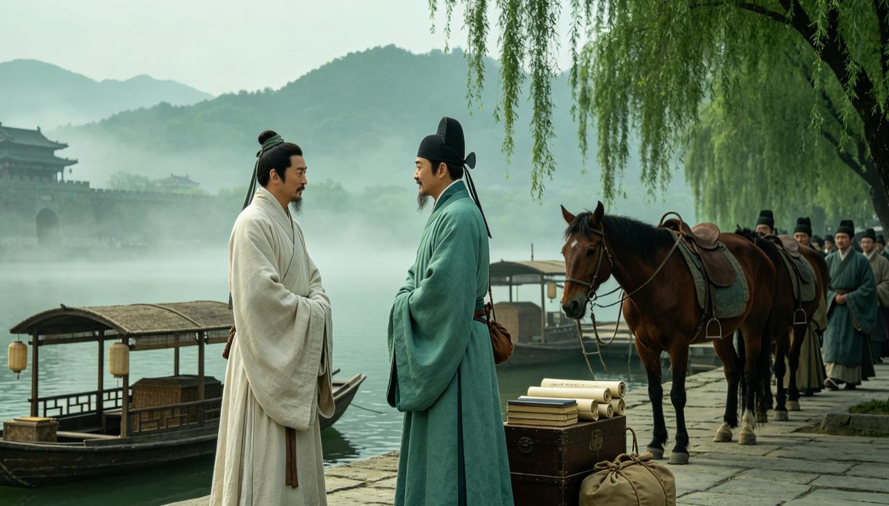 在古代中国众多的送别诗中，不乏名篇佳作，比如《白雪歌送武判官归京》《赠汪伦》《别