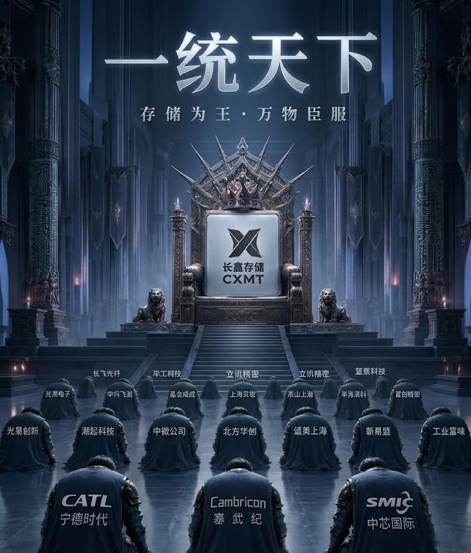 长鑫科技据界面新闻报道：长鑫科技上市首日创下多项记录，股价涨465.82%，换手