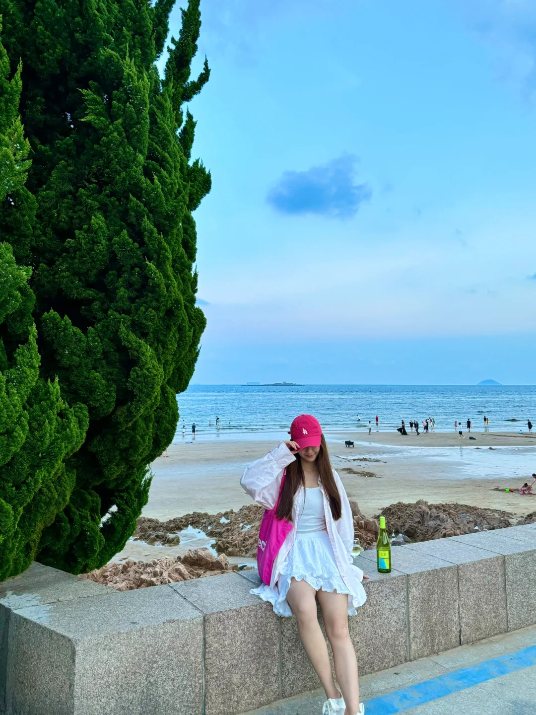 8月实况～别去栈桥人挤人了…青岛这海没啥人～