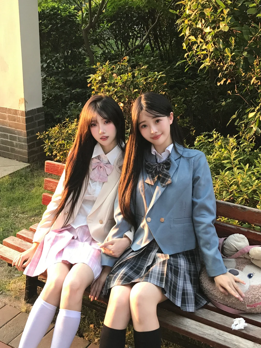 和好姐妹双子jk也太快乐了！