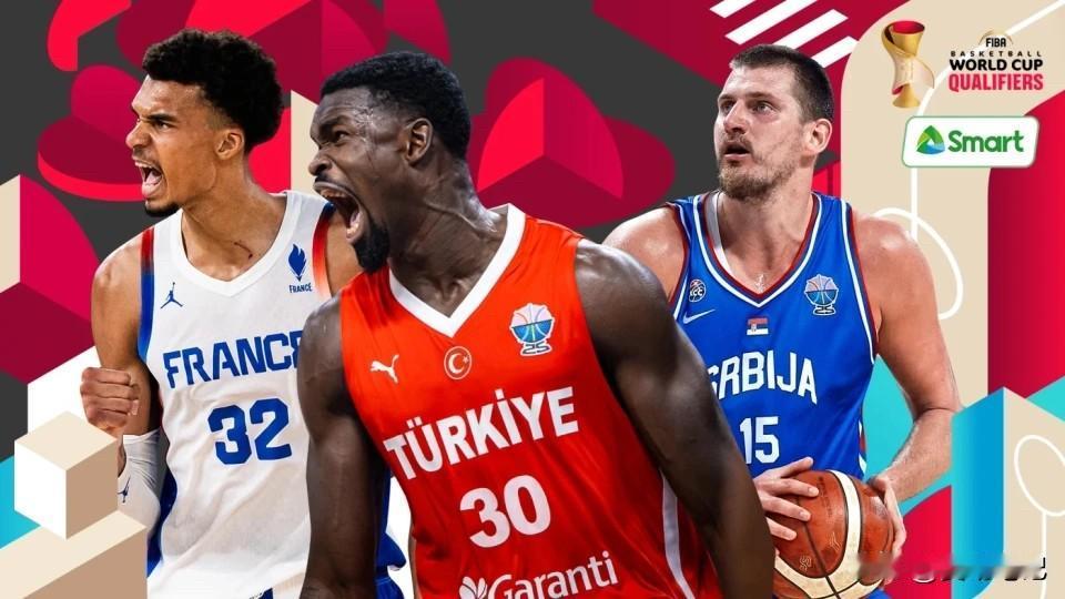 根据FIBA官方最新更新的2027年男篮世界杯欧洲区预选赛实力榜，24支晋级第二
