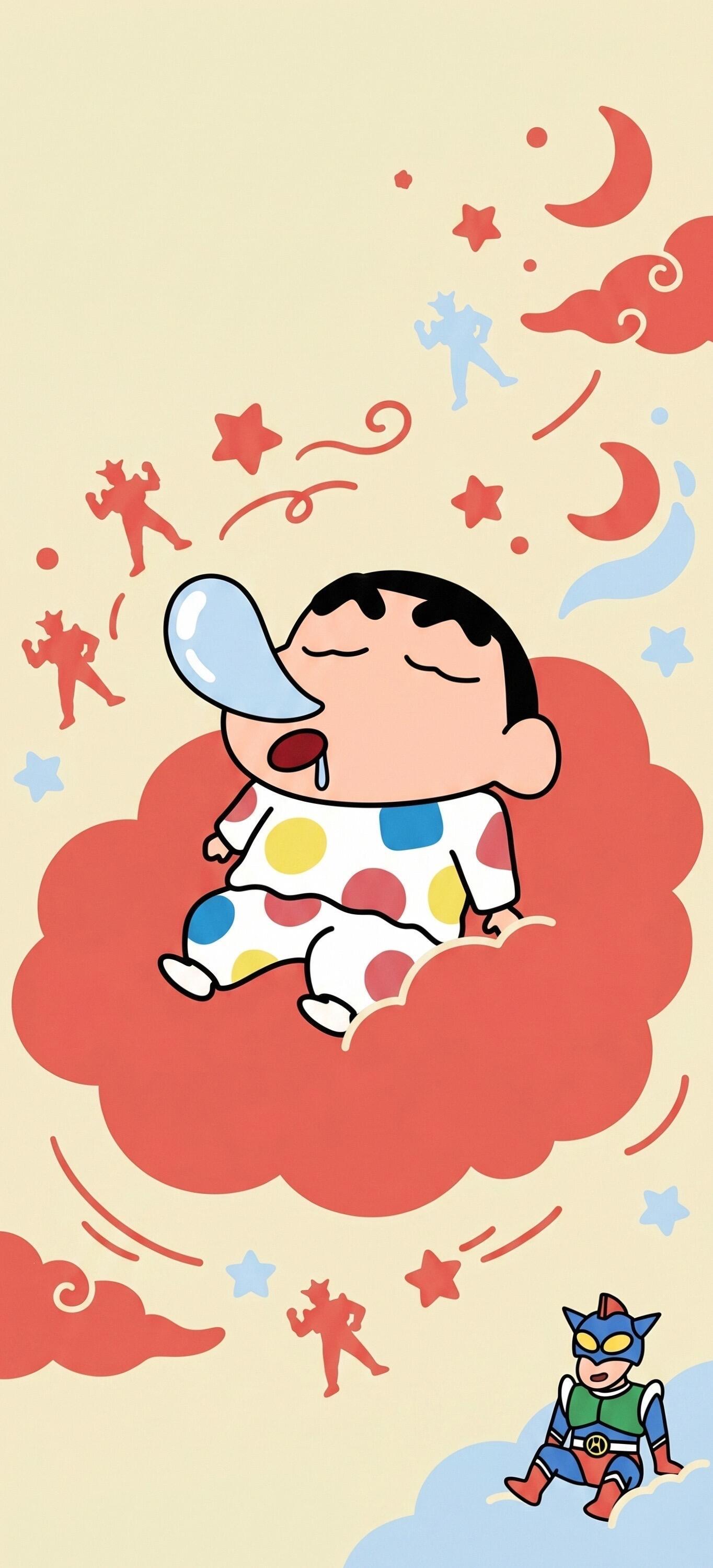 𝐖𝐞𝐜𝐡𝐚𝐭壁纸 | 蜡笔小新头像｜治愈动漫｜野原新之助  | 可爱